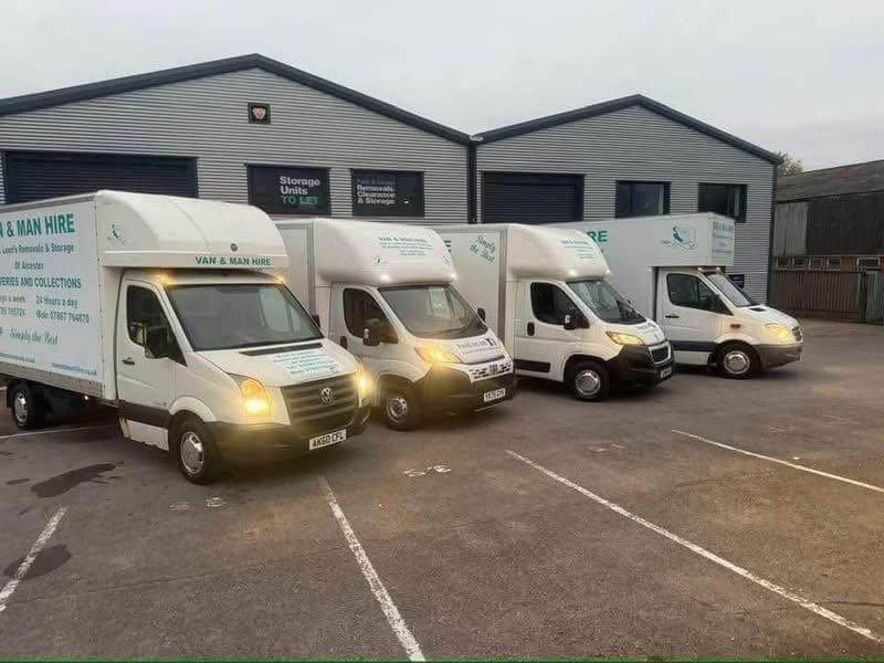Paul and Leons Removals van and team