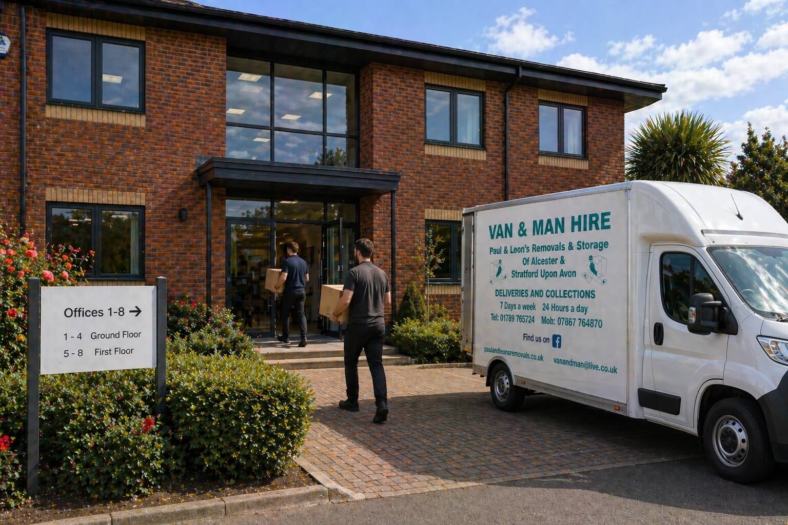 Paul and Leons Removals team at work